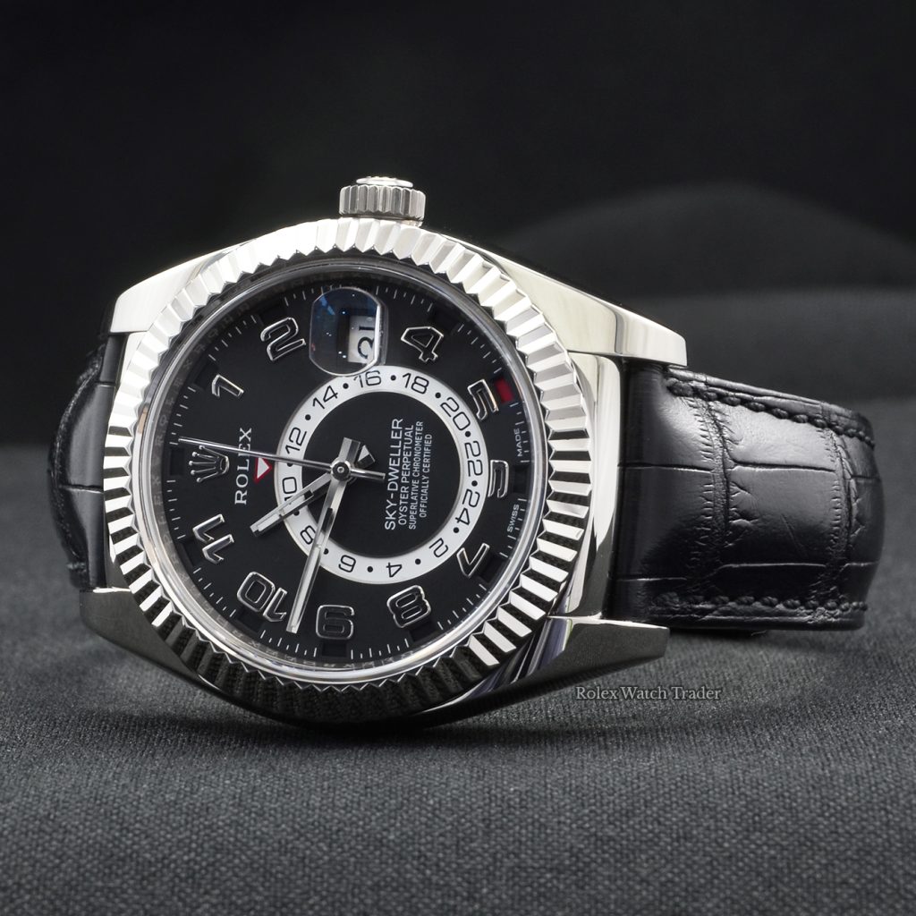 Unveiling the Timeless Beauty and Craftsmanship of the Rolex Sky-Dweller 326139BKAL Men’s 41mm Leather Strap Black Dial