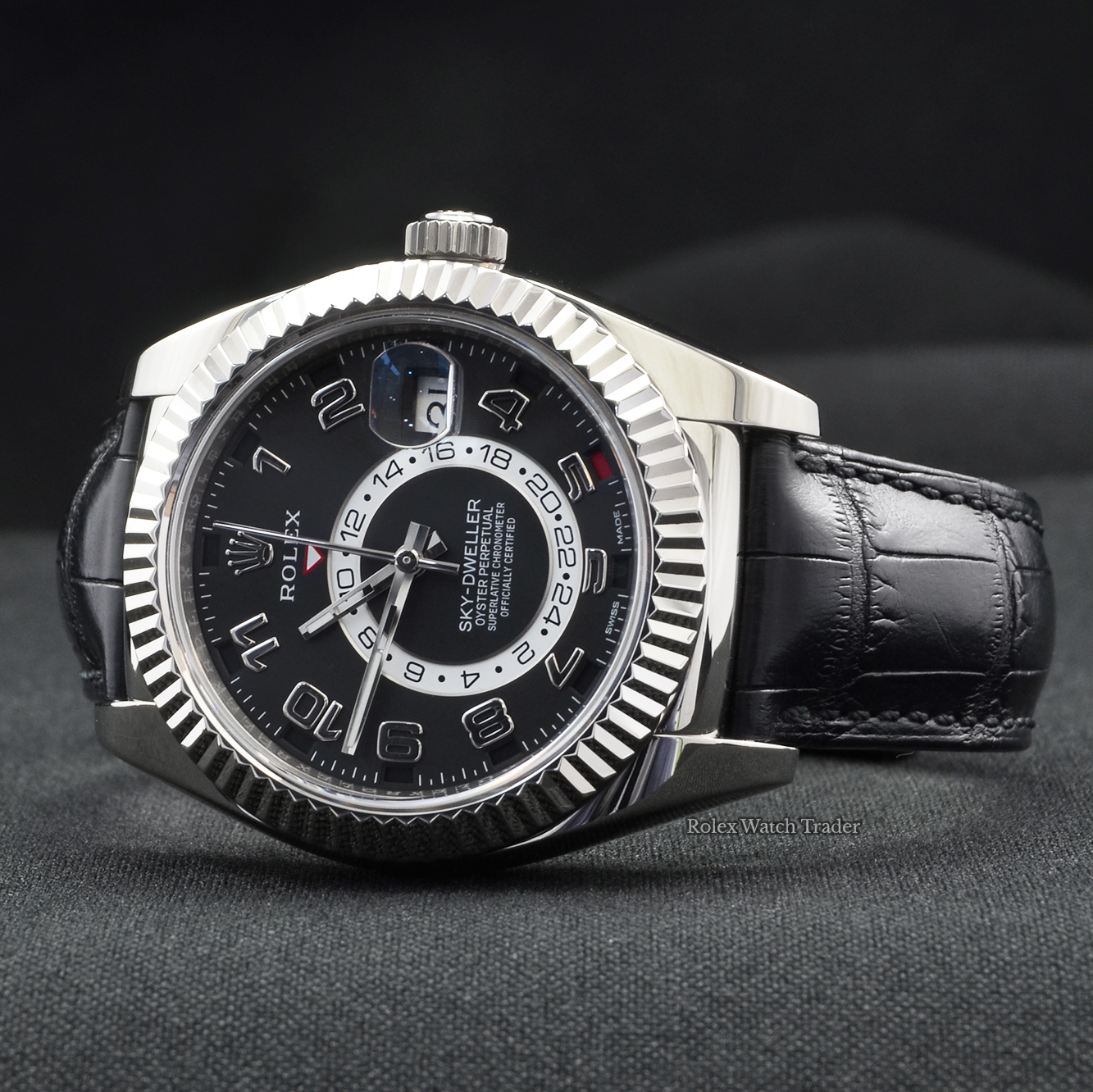 Unveiling the Timeless Beauty and Craftsmanship of the Rolex Sky-Dweller 326139BKAL Men’s 41mm Leather Strap Black Dial