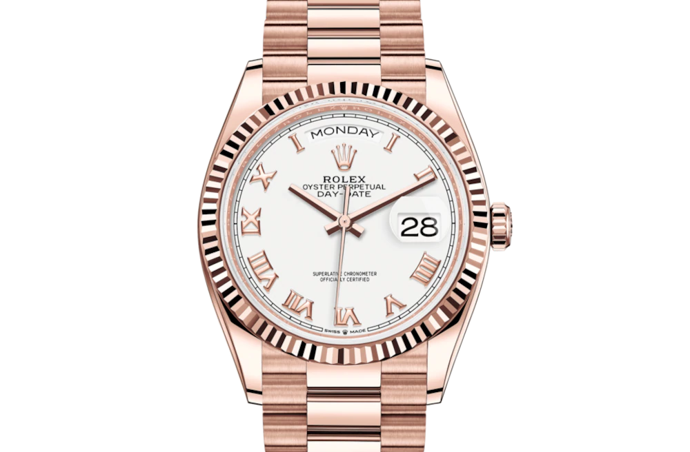 The Exquisite Rolex Day-Date 622546 Stainless Steel Band Men's Automatic Watch